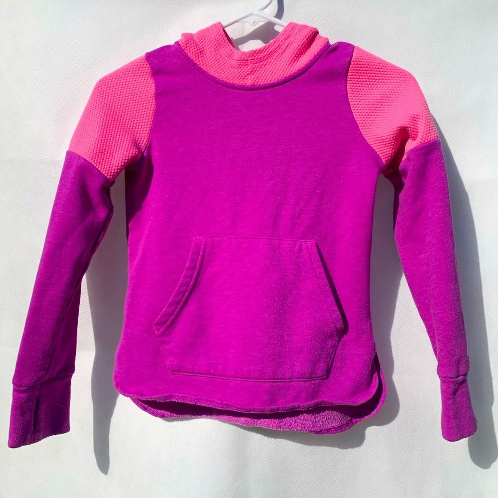 Girls Small Champion (C9) Pink and Purple Hoodie